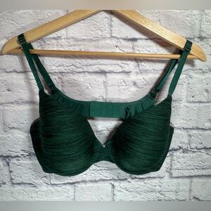 Victoria‎ Secret green uplift semi Demi bra size 36D